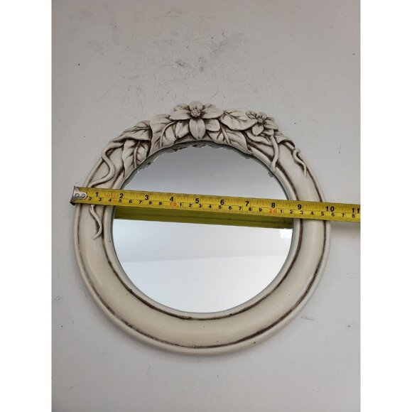 Carved wall mirror, Wall Mirror, Wall mirror small ,Wall mirror decor, Glass - Picture 10 of 10